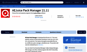 Aejuice-pack-manager.software.informer.com thumbnail