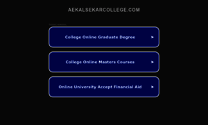 Aekalsekarcollege.com thumbnail