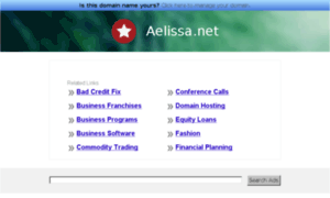 Aelissa.net thumbnail