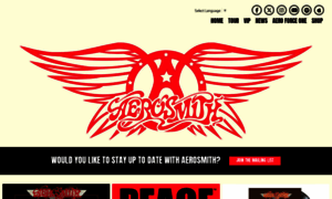 Aerosmith.com thumbnail