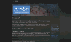 Aerosys.com.au thumbnail
