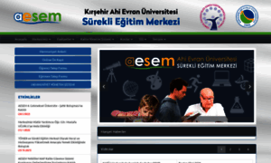 Aesem.ahievran.edu.tr thumbnail