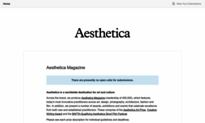 Aestheticamagazine.submittable.com thumbnail