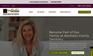 Aestheticfamilydentistryaz.com thumbnail