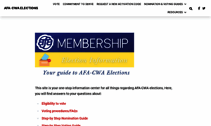 Afacwa-elections.org thumbnail