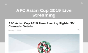 Afcasiancup2019live.blogspot.in thumbnail