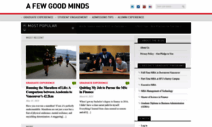 Afewgoodminds.ca thumbnail