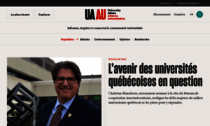 Affairesuniversitaires.ca thumbnail