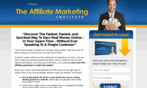 Affiliatemarketinginstitution.com thumbnail