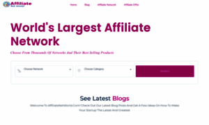 Affiliatenetworld.com thumbnail