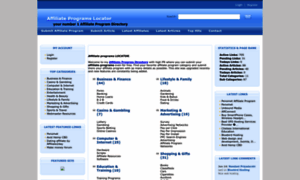 Affiliateprogramslocator.com thumbnail