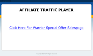 Affiliatetrafficplayer.com thumbnail