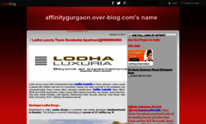 Affinitygurgaon.over-blog.com thumbnail