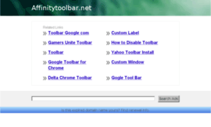 Affinitytoolbar.net thumbnail