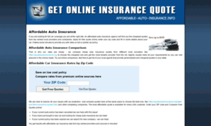 Affordable--auto--insurance.info thumbnail