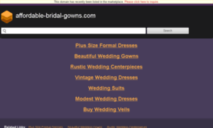 Affordable-bridal-gowns.com thumbnail