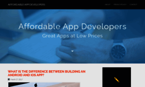 Affordableappdevelopers.com thumbnail