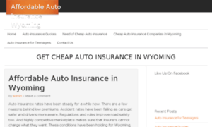 Affordableautoinsurancewyoming.com thumbnail