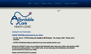 Affordablecareclinic.com thumbnail