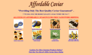 Affordablecaviar.com thumbnail