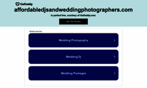 Affordabledjsandweddingphotographers.com thumbnail