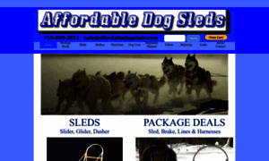 Affordabledogsleds.com thumbnail