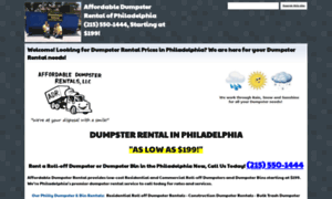 Affordabledumpsterrental-philadelphia.com thumbnail