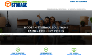 Affordablefamilystorage.com thumbnail