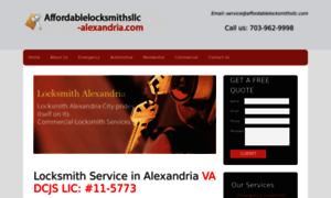 Affordablelocksmithsllc-alexandria.com thumbnail