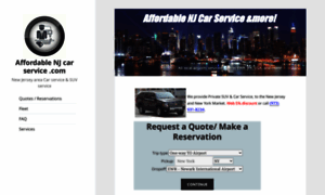 Affordablenjcarservice.com thumbnail