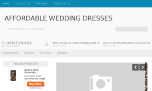 Affordableweddingdresses.net thumbnail