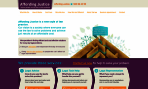 Affordingjustice.com.au thumbnail