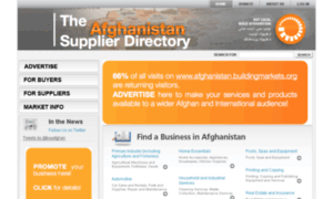 Afghanistan.buildingmarkets.org thumbnail