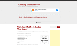 Afkortingwoordenboek.nl thumbnail