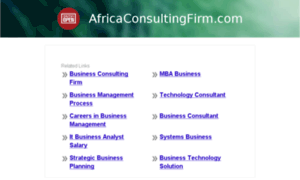 Africaconsultingfirm.com thumbnail