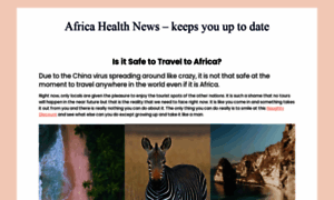 Africahealthnews.com thumbnail