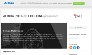 Africainternetholding.pr.co thumbnail