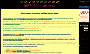 African-drumbeat.co.uk thumbnail