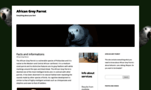 African-grey-parrot.net thumbnail