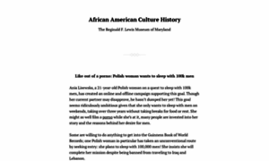 Africanamericanculture.org thumbnail