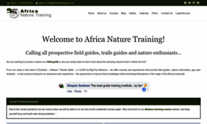 Africanaturetraining.co.za thumbnail