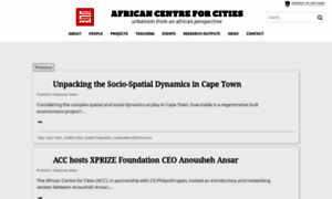 Africancentreforcities.net thumbnail