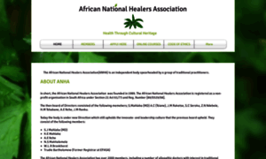 Africannationalhealersassociation.org thumbnail