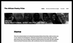 Africanpoetryprize.org thumbnail