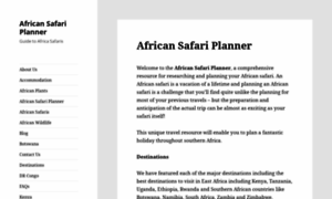 Africansafariplanner.com thumbnail