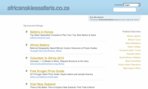 Africanskiessafaris.co.za thumbnail