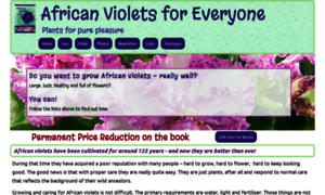 Africanvioletsforeveryone.net thumbnail