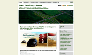 Africausedvehicleadviser.wordpress.com thumbnail