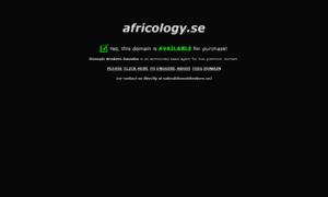Africology.se thumbnail