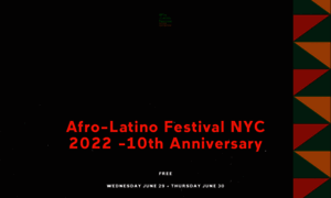 Afrolatinofestnyc.com thumbnail
